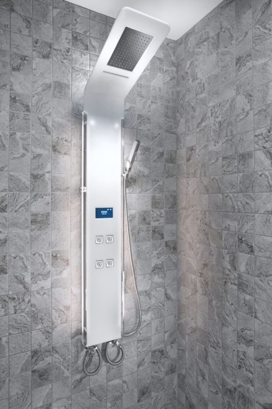 High-tech Shower Features